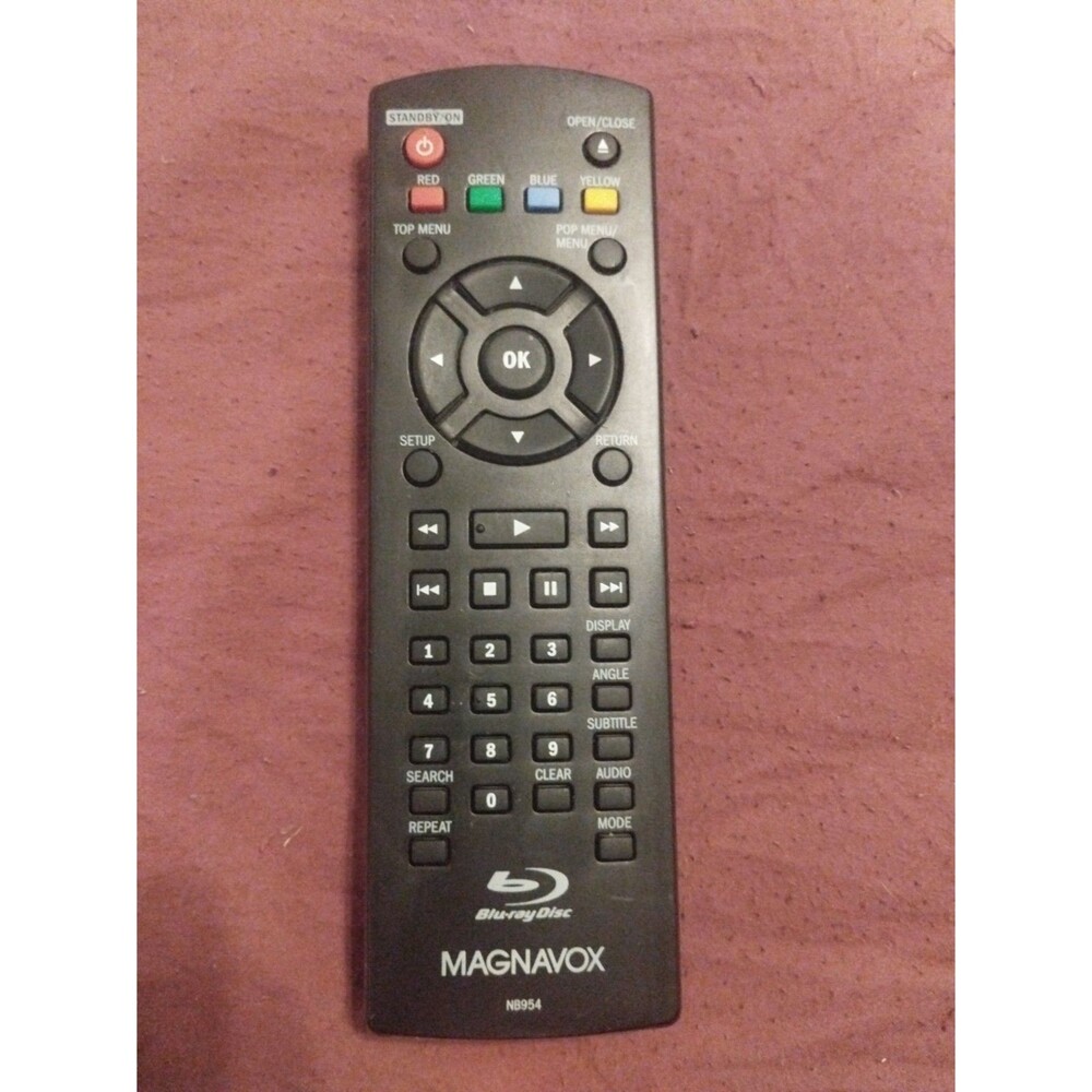 Genuine Magnavox NB954 OEM Blu-ray DVD Remote MBP5120 MBP5130 MBP1100 - TESTED